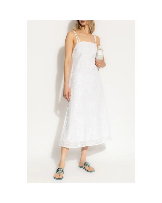 Tory Burch White Midi Dresses