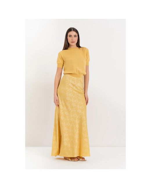 Kocca Yellow Maxi Skirts