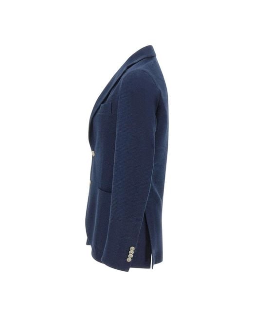 Barba Napoli Blue Blazers for men