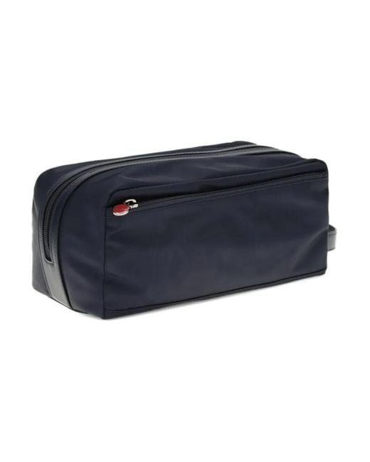 Kiton Blue Toilet Bags for men