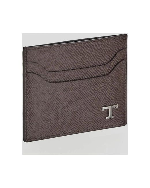Tod's Leder kartenhalter geldbörse in Brown für Herren