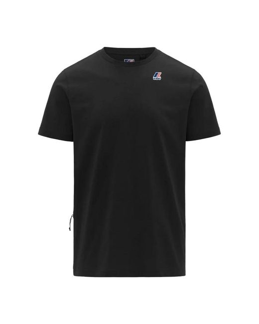 K-Way Black T-Shirts for men