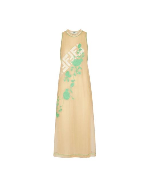 Fendi Metallic Dress