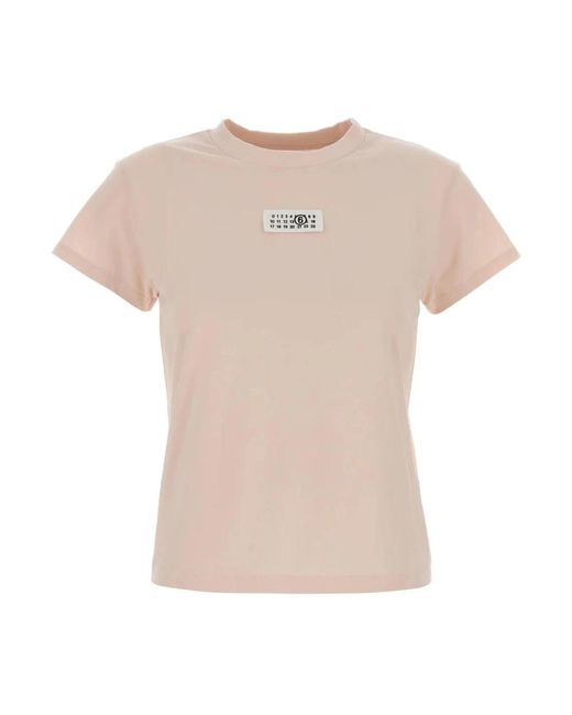 MM6 by Maison Margiela Natural T-Shirts