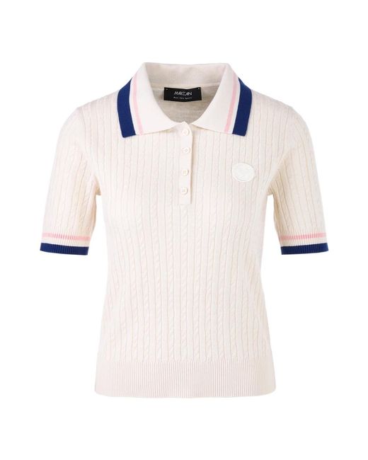Marc Cain Polo Shirts in het Natural