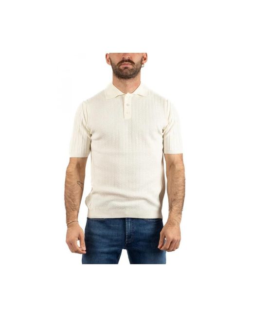 Daniele Fiesoli White Polo Shirts for men