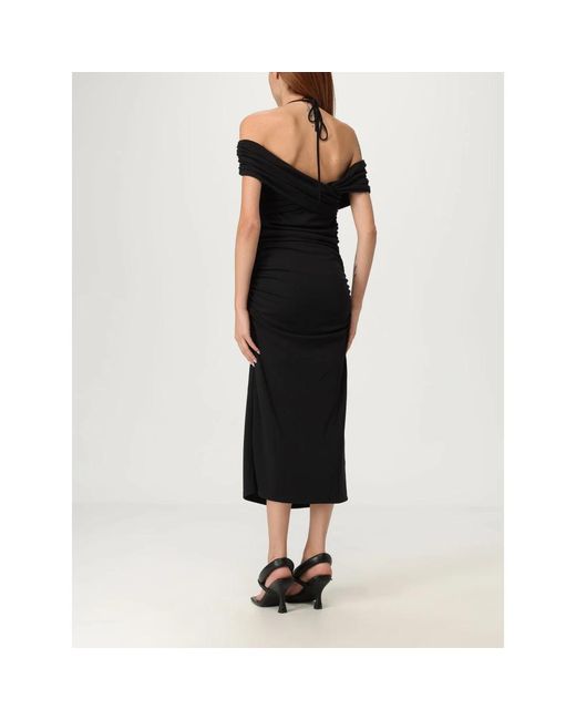 Midi Dresses Liu Jo de color Black