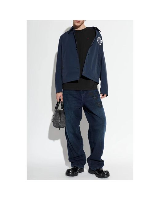 DIESEL Blue Light Jackets for men