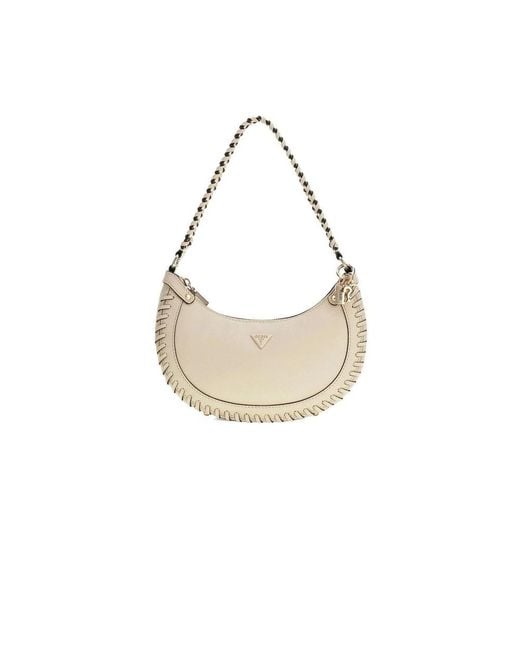 Guess White Shoulder Bags