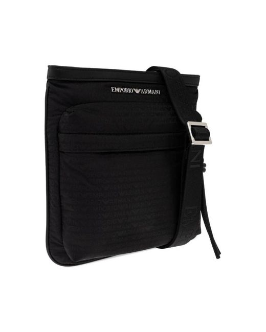 Emporio Armani Logo-Plakette Messenger Bag in Black für Herren