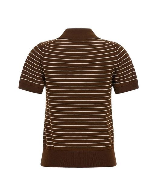 A.P.C. Brown Polo Shirts