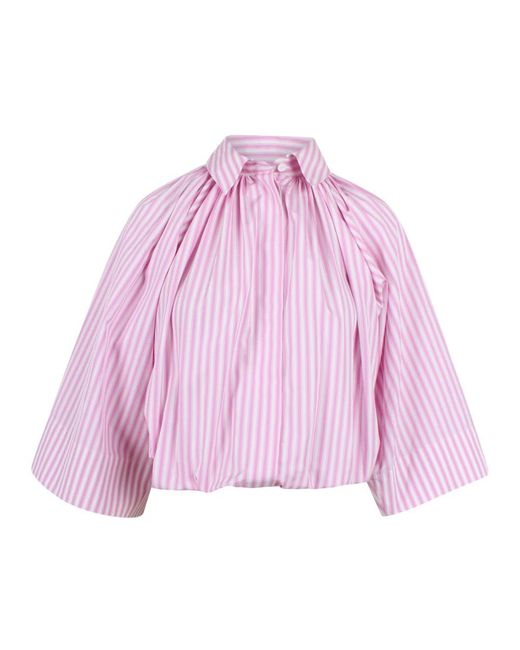 Patou Voluminous Blouse in het Purple