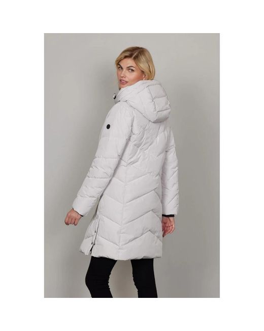 Junge Jassen ,Wit ,Parka's in het Gray