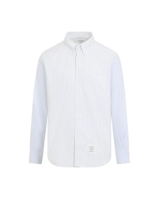 Thom Browne Button-Down Hemd in White für Herren