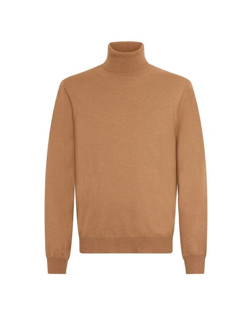 Malo Brown Cashmere Knitwear for men