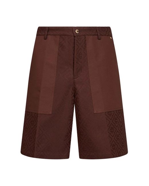 Casablanca Brown Casual Shorts for men