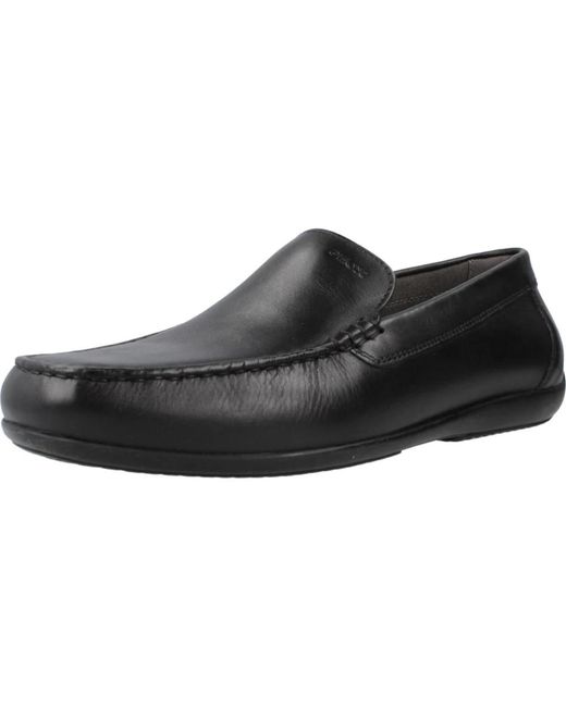 Shoes > flats > loafers Geox pour homme en coloris Black