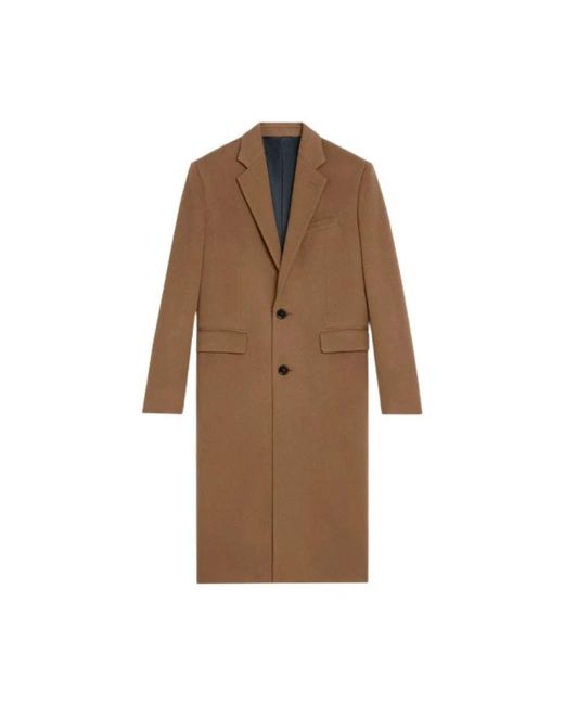 Céline Brown Single-Breasted Coats