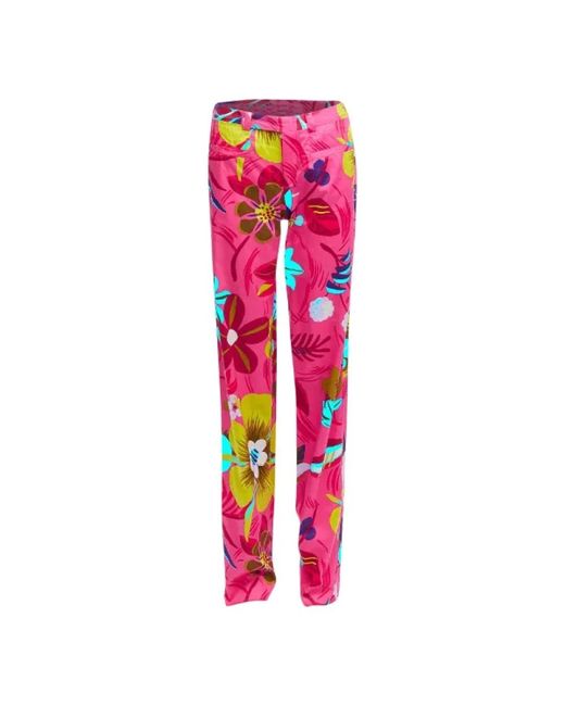 Trousers > slim-fit trousers Gucci en coloris Pink