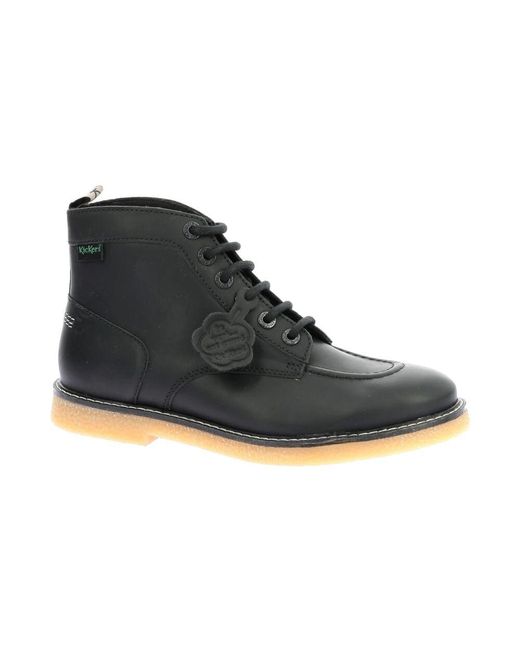 Lace-Up Boots di Kickers in Black da Uomo