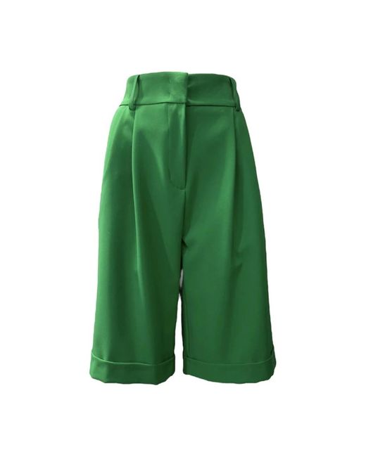 Giulia N Couture Green Bermudas