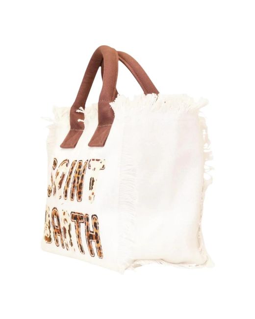 Mc2 Saint Barth White Tote Bags