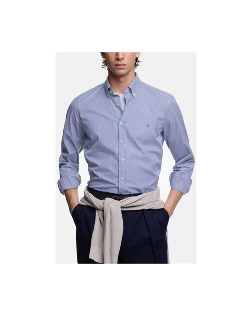 Carolina Herrera Blue Casual Shirts for men