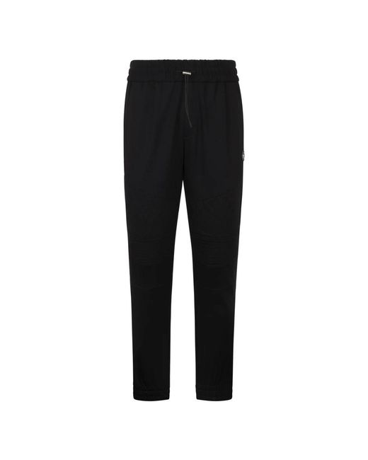 Philipp Plein Black Slim-Fit Trousers for men
