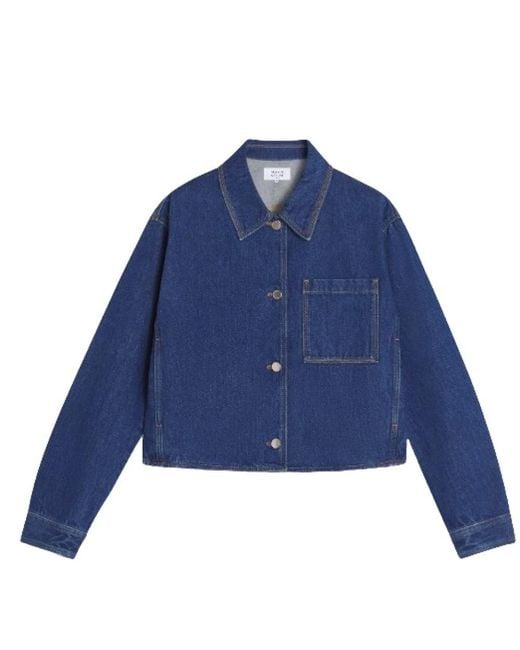 Denim Jackets Maison Kitsuné de color Blue
