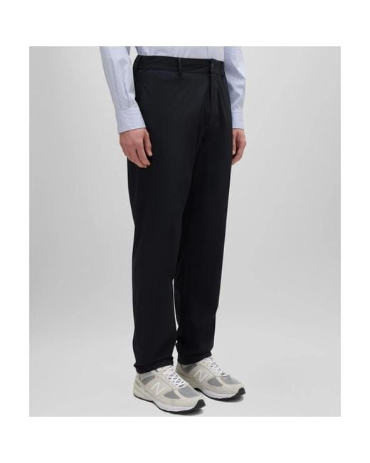 Aspesi Black Straight Trousers for men