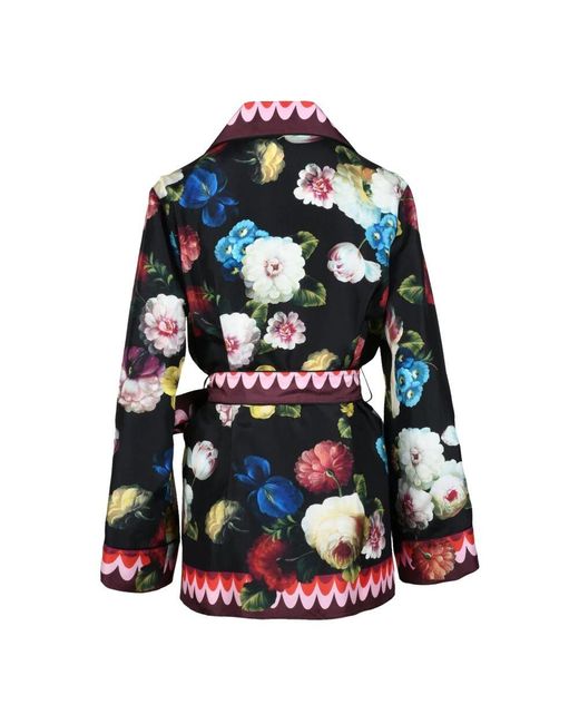 Dolce & Gabbana Black Seidenhemd