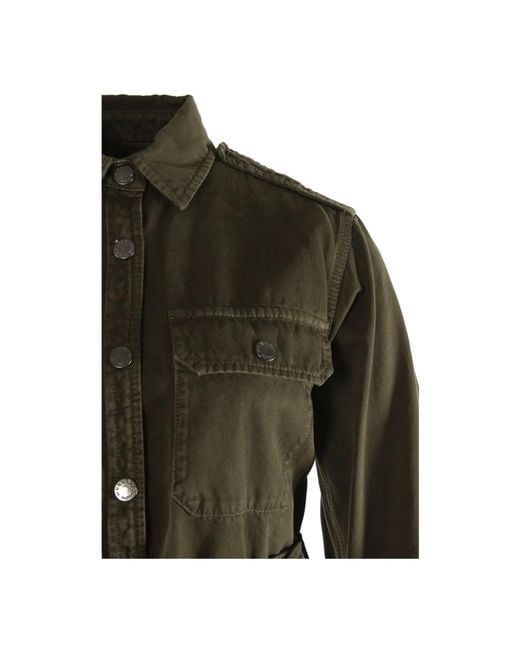 Max Mara Green Playsuits