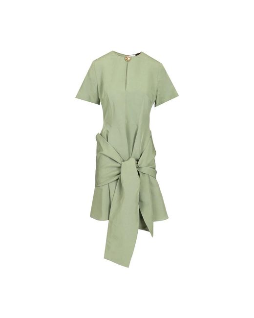 Loewe Green Short Dresses