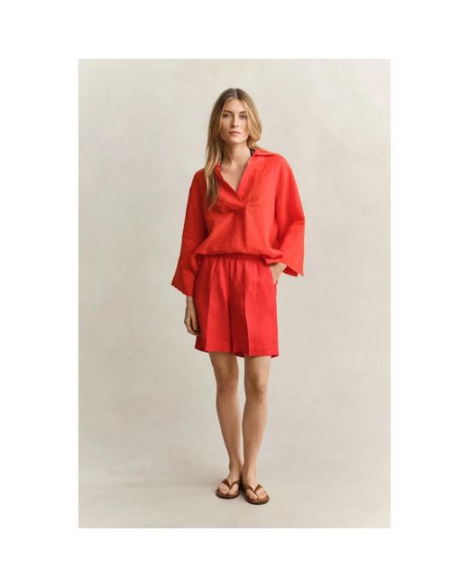 Gant Red Casual Shorts