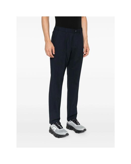 Herno Blue Slim-Fit Trousers for men