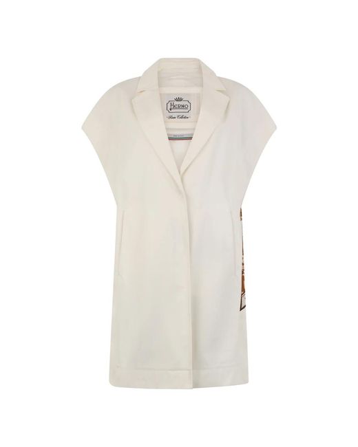 Herno White Waistcoats