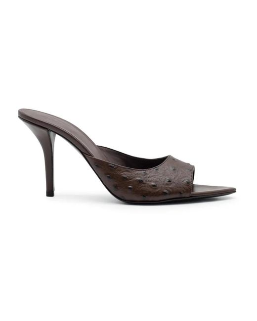 Heeled Mules Gia Borghini de color White