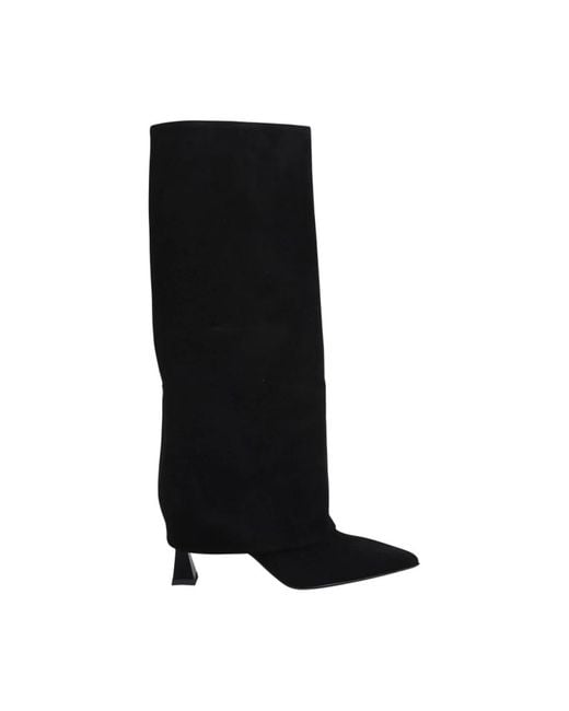 Sergio Levantesi Women's Black Heeled Boots