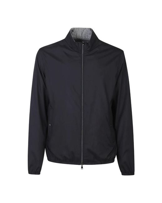 Herno Blue Light Jackets for men