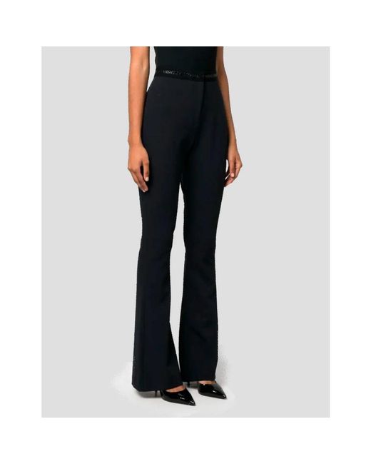 Versace Jeans Couture Black Wide Trousers