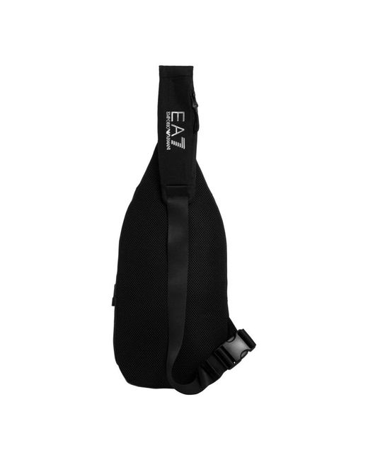 EA7 Black Cross Body Bags for men