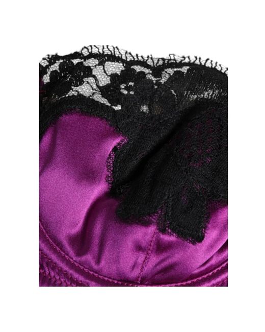 Dolce & Gabbana Purple Bras