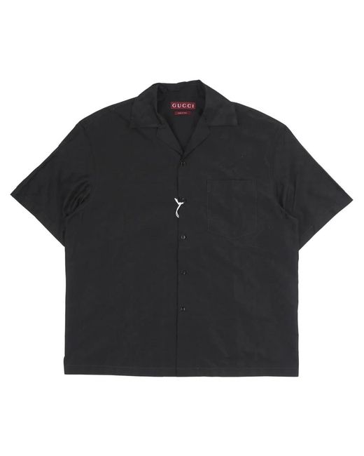 Gucci Black Short Sleeve Shirts for men