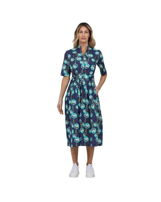 Caliban Blue Midi Dresses