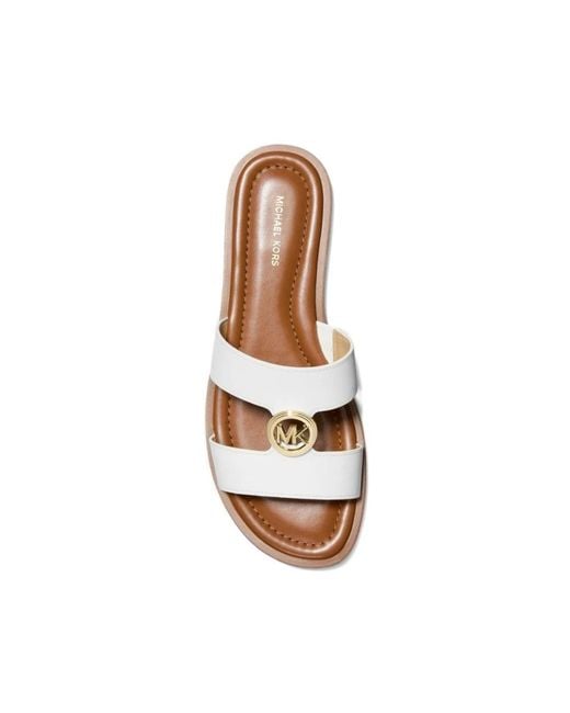 Sliders Michael Kors en coloris Brown