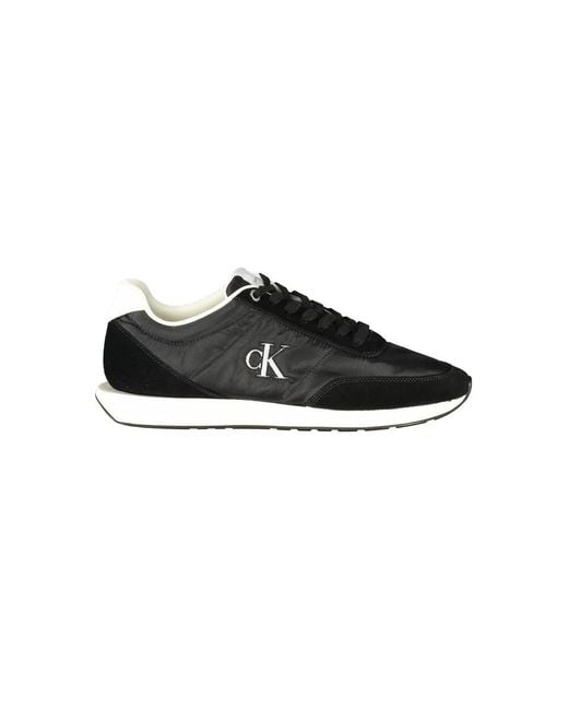 Calvin Klein Black Recycled Polyester Sneaker for men