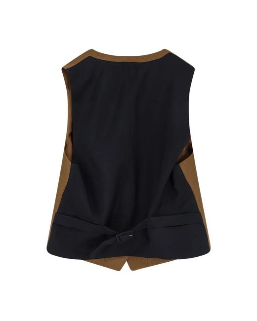 Vests Burberry de color Brown
