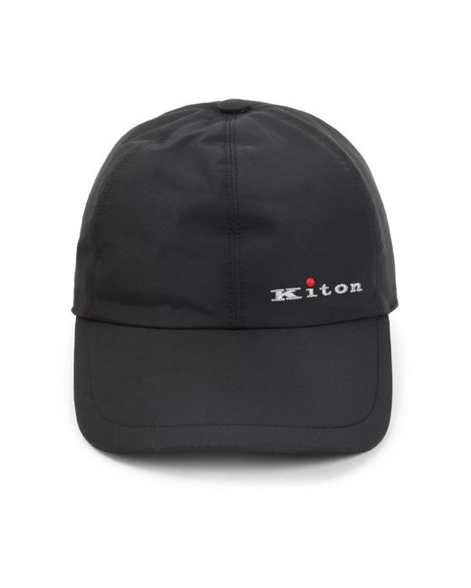 Kiton Accessoires ,Zwart ,Cap in het Black voor heren