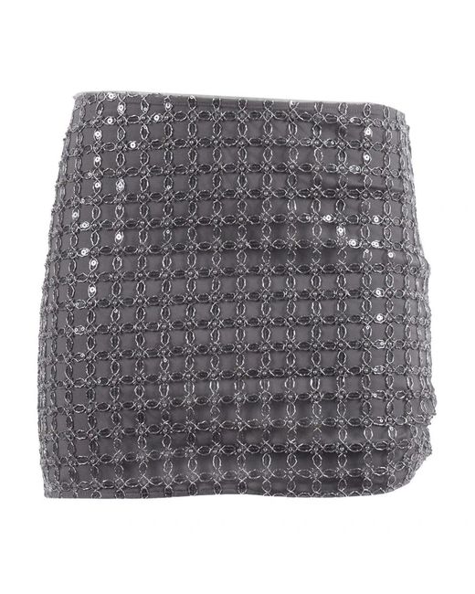 ROTATE BIRGER CHRISTENSEN Gray Short Skirts