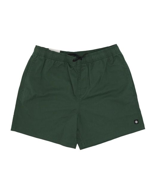 Element Korte Broeken ,Groen ,Katoen Tuin Topiary Twill Korte Broek in het Green voor heren